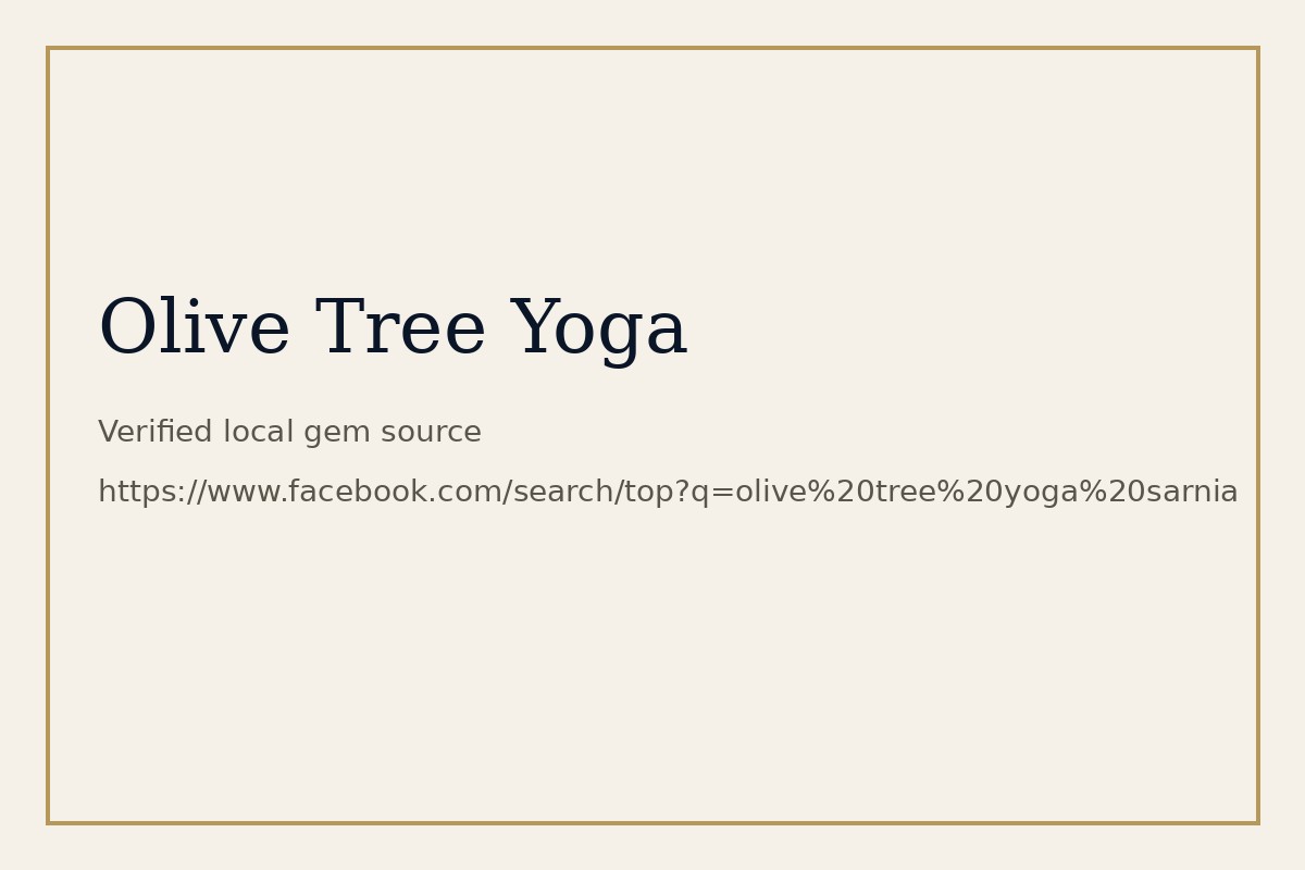 Olive Tree Yoga